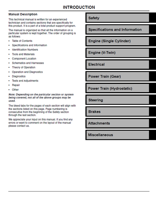 John Deere D100 D110 D120 D130 D140 D150 D160 D170 Repair Manual