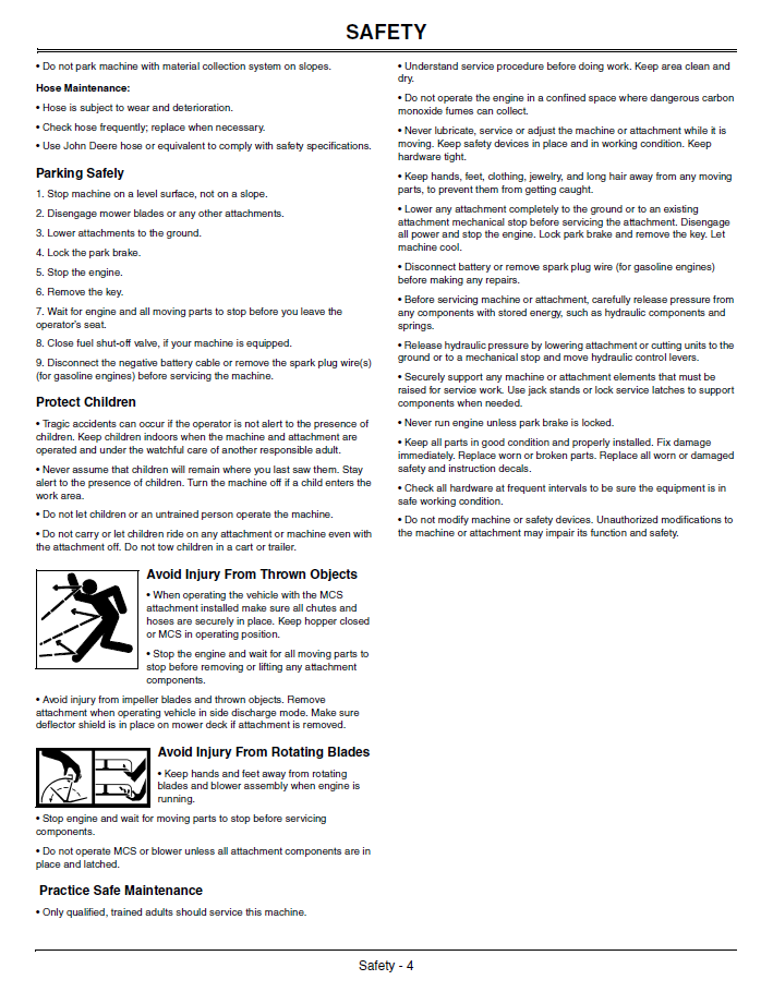 John Deere Dump From Seat 14 Bushel System OMTCU29193 Guide
