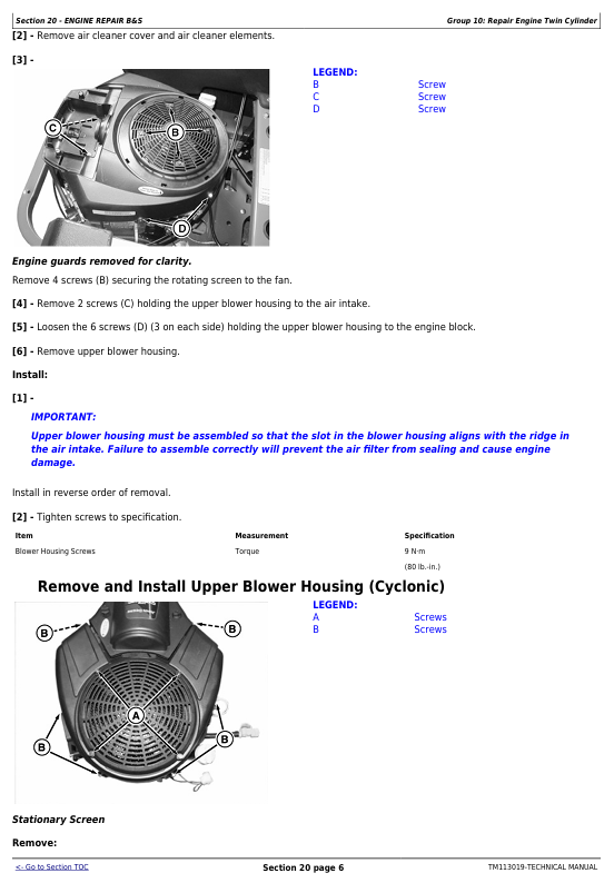 John Deere EZTrak Residential Mower Workshop Manual TM113019 Download