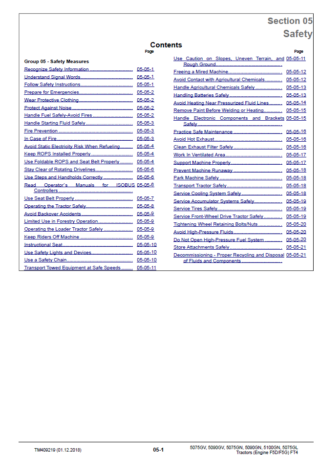John Deere GV GN GL Series Tractor Manual | Complete Repair Service Guide