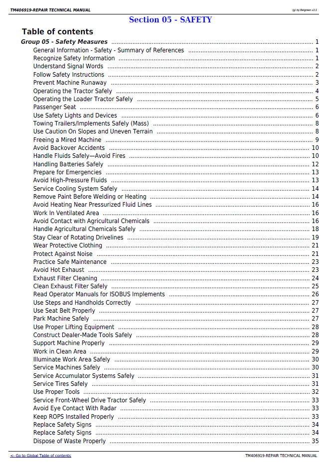 John Deere R Series 6145R–6215R Complete Tractor Repair Manual PDF