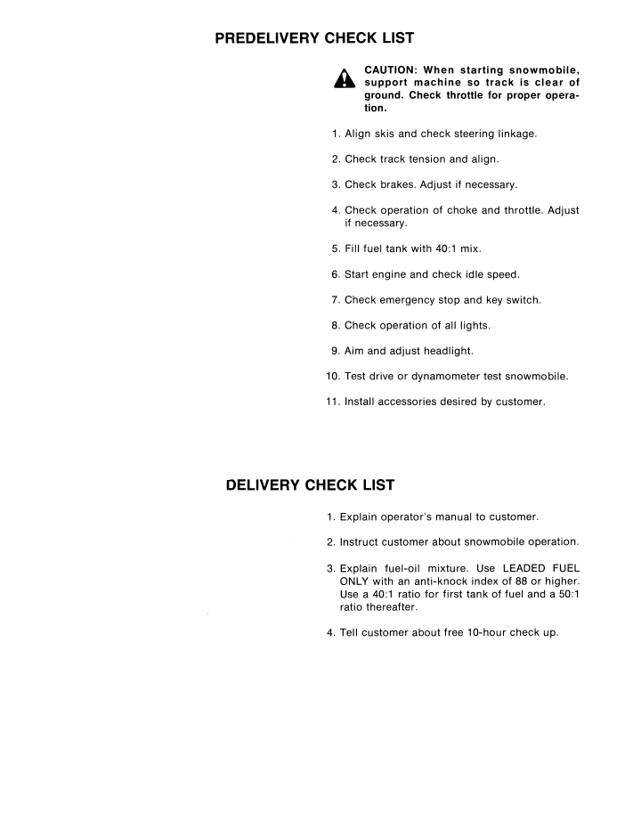 John Deere Spitfire Snowmobile Service, Operation & Repair Guide OMM67035