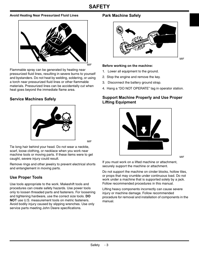 John Deere TM2024 Garden Tractor Repair & Maintenance Manual