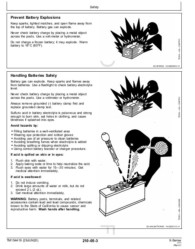 John Deere X-Series Combine Service Diagnostic Manual Download TM154419