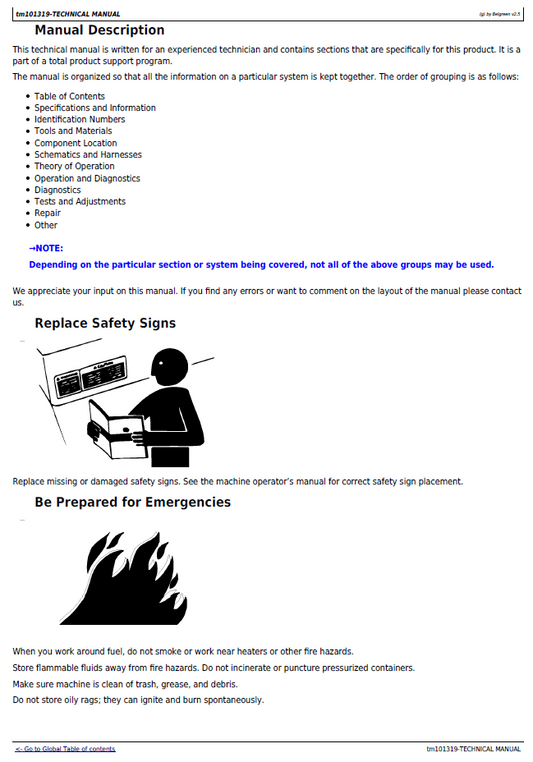 John Deere ZTrak™ Mower TM101319 Service & Repair Manual PDF