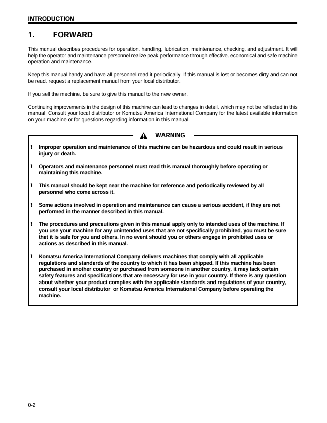 KOMATSU GD750A-1 Motor Grader Repair & Maintenance Manual PDF