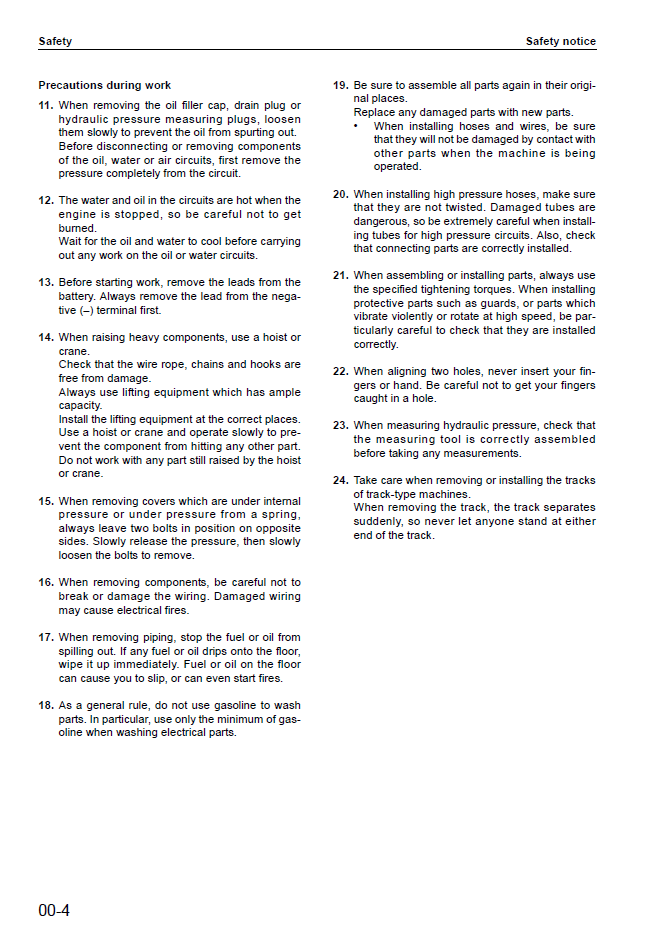 Komatsu D155C-1 Engine Service Manual SEBM032300 PDF
