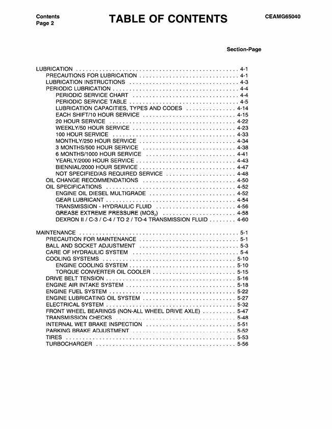 Komatsu GD530A-2 / GD650A-2 / GD670A-2 Motor Graders O&M Manual PDF – Publication No. CEAMG65040
