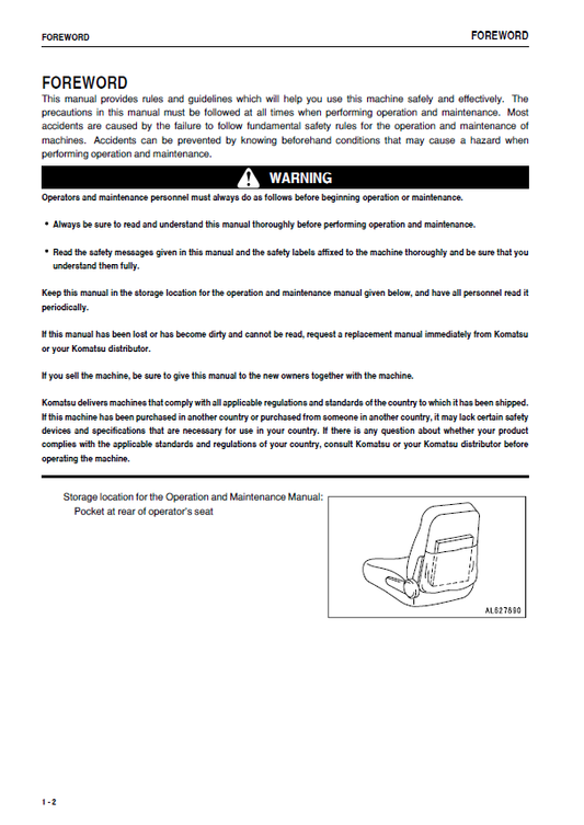 Komatsu GD655-3C Motor Grader Service & Maintenance Manual PDF