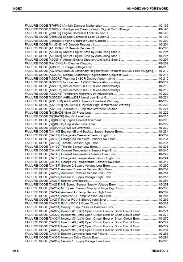 Komatsu HB365LC-3 Workshop Manual SEN06598-03 PDF