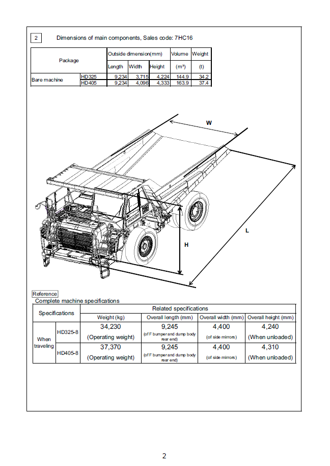 Komatsu HD325-8 HD405-8 Field Assembly Manual (GEN00151-00) - PDF Download