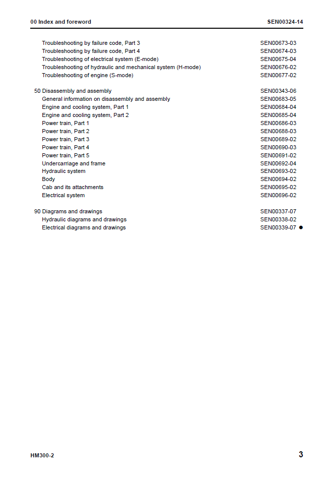 Komatsu HM300-2 Workshop Manual SEN00237-14 PDF
