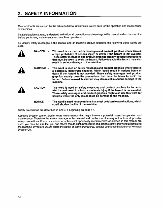 Komatsu PC200-6, PC200LG6, PC210LC-6, PC220LG6 & PC250LG6 Hydraulic Excavator Manual PDF – CEAMX20601