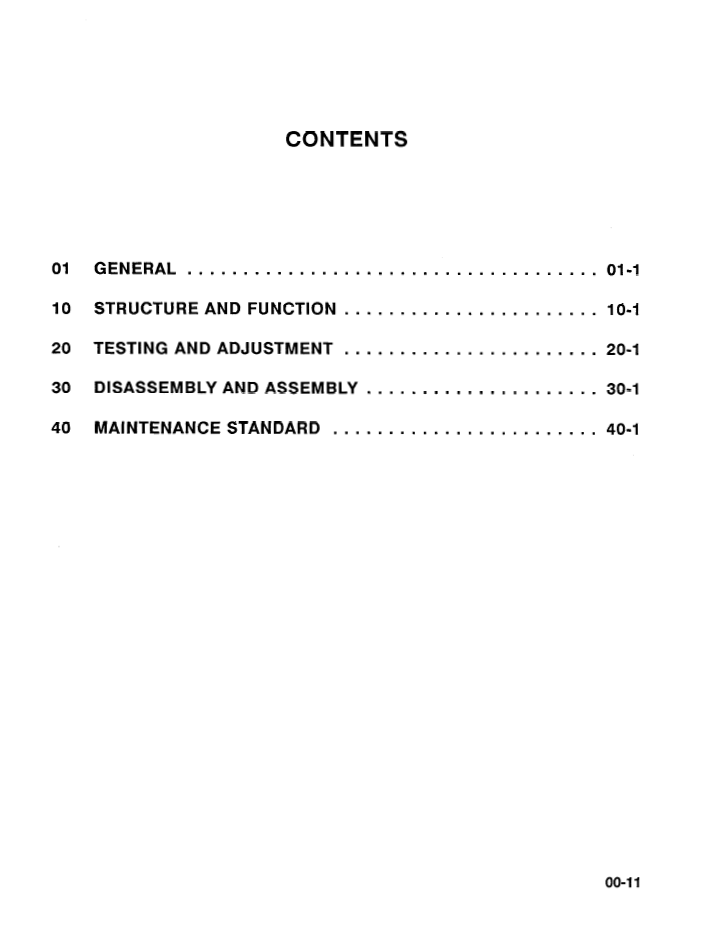 Komatsu PC200-6 Series Workshop Manual CEBDX20601 PDF