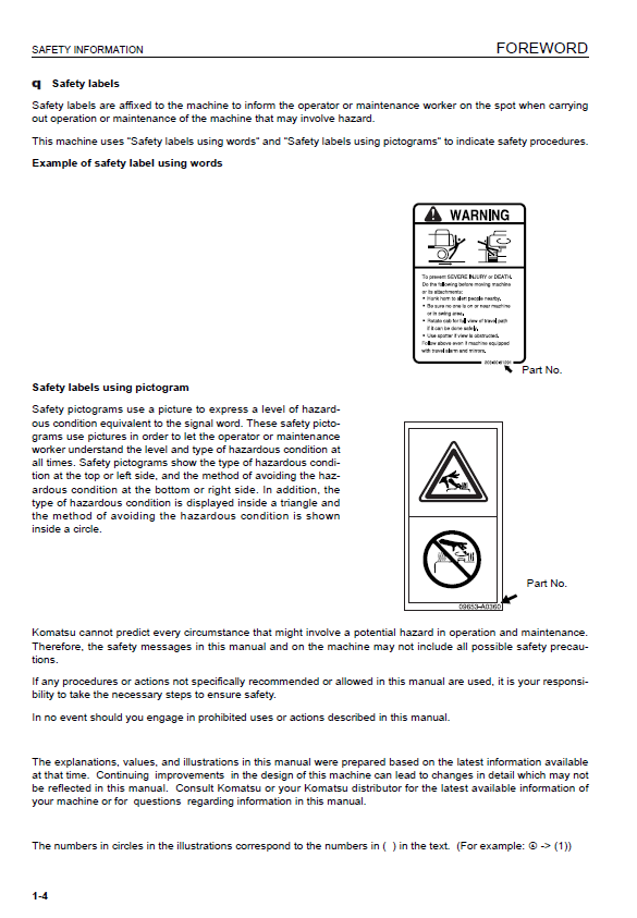 Komatsu PC750LC-7K & PC750SE-7K Maintenance Guide & User Manual PDF