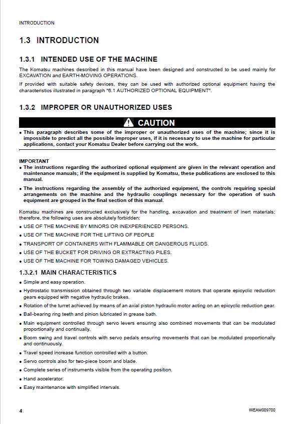 Download Komatsu SK820-5 Turbo Skid-Steer Loader Manual PDF (WEAM005402)
