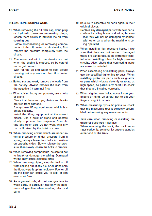 Komatsu WA120L-3MC Workshop Manual PDF SEBM021800