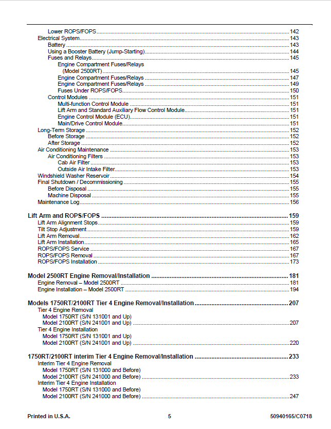 MUSTANG NXT2/NXT3 Compact Track Loader Maintenance & Service Manual PDF