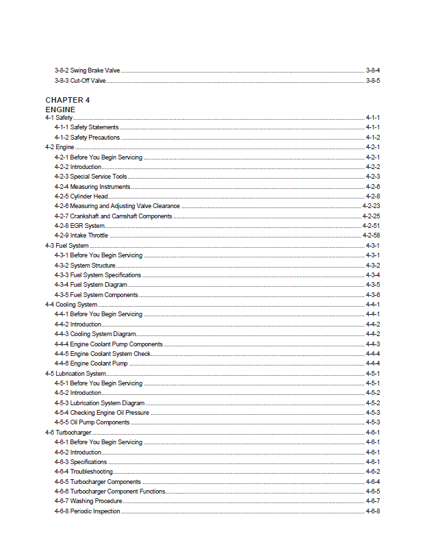 Mustang 550Z Excavator Maintenance & Repair Manual PDF Download