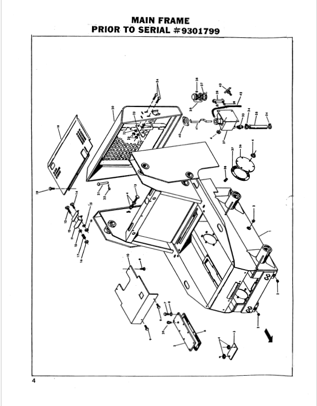Mustang 930 Skid Steer Loader Spare Parts Manual PDF Download