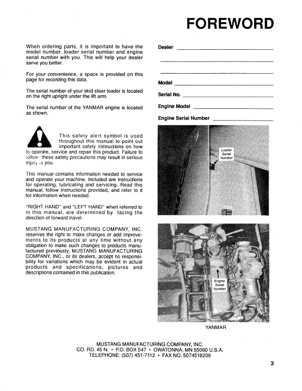 Mustang 940 Skid Steer Loader 000-11883 Manual – Complete PDF Guide