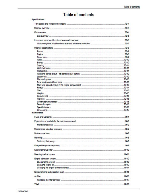 Mustang ML28 Wheel Loader Workshop & Service Repair Manual 918133 PDF