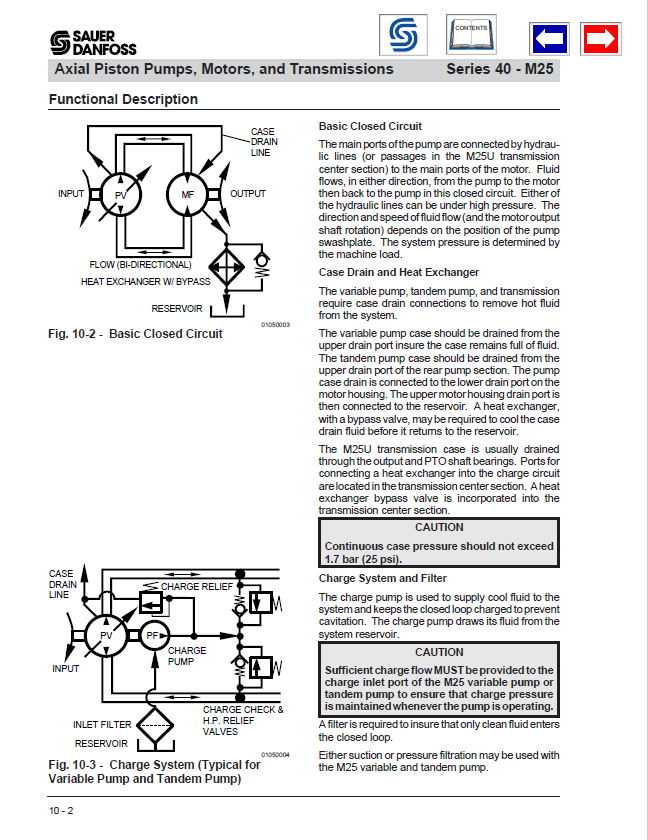 Mustang Sauer Danfoss M25 Axial Piston System Workshop Manual PDF 915182