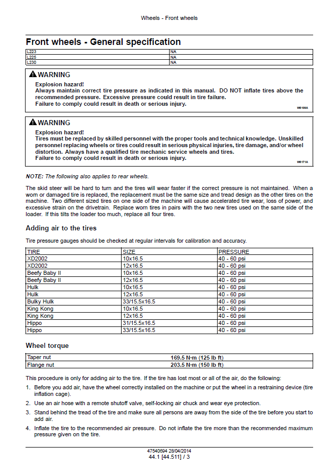 New Holland C232 C238 L223 L225 L230 Factory Service Manual PDF #47720770