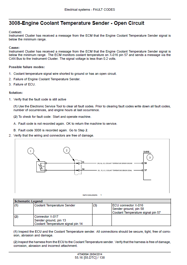 New Holland C232 C238 L223 L225 L230 Factory Service Manual PDF #47720773