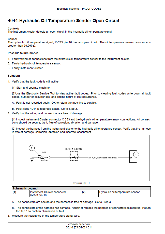 New Holland C232 C238 L223 L225 L230 Factory Service Manual PDF #47720774
