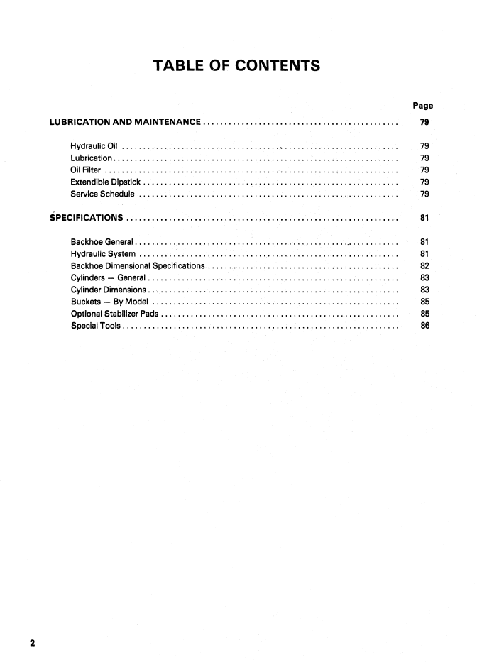 New Holland Ford 765 Tractor Backhoe Technical Manual 40076510 PDF