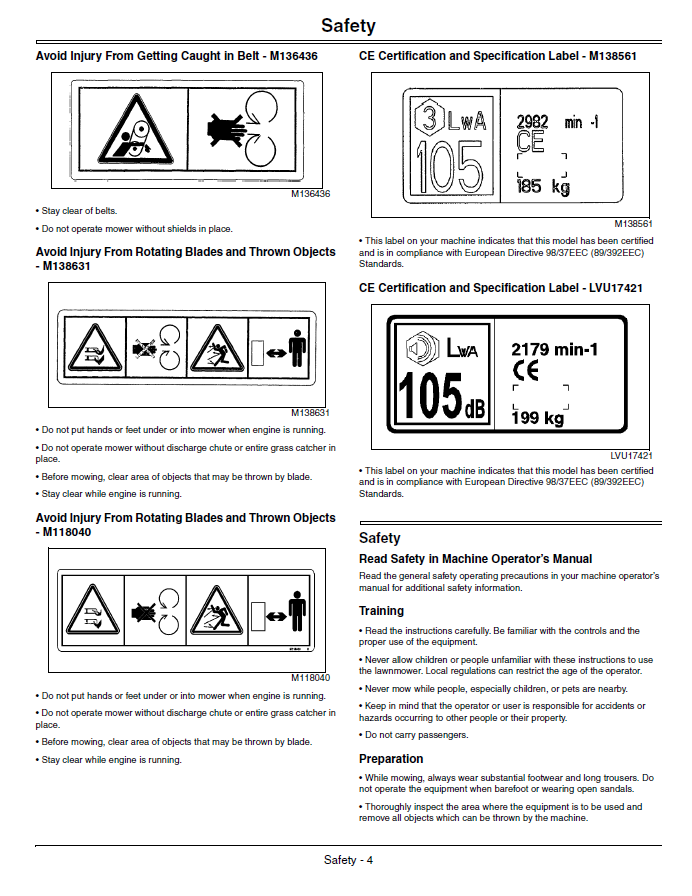 JOHN DEERE AUTOCONNECT™ MID-MOUNT MOWER 54D AND 60D OPERATOR MANUAL OMLVU25620