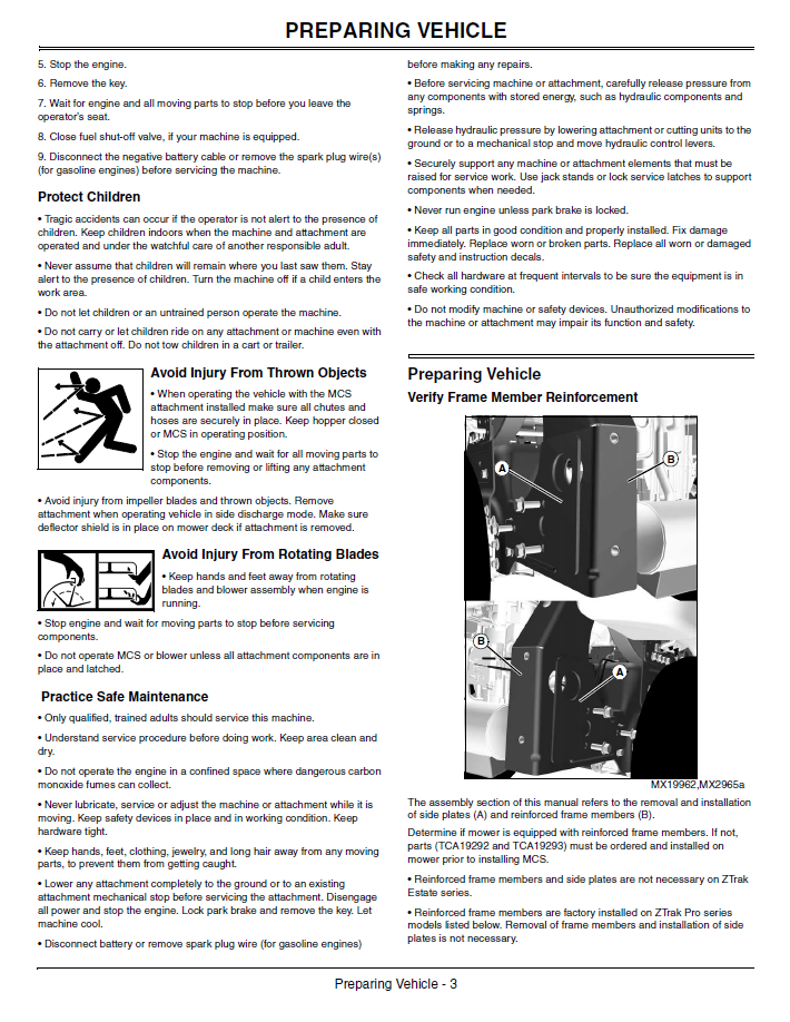 OMTCU24344 J9 Blower Rear Bagger Operator Manual Guide