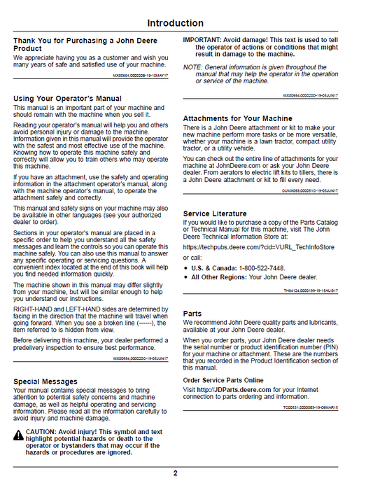 OMUC18439E ZTrak Pro Series Operator Manual for Z900E Z900M Z900R