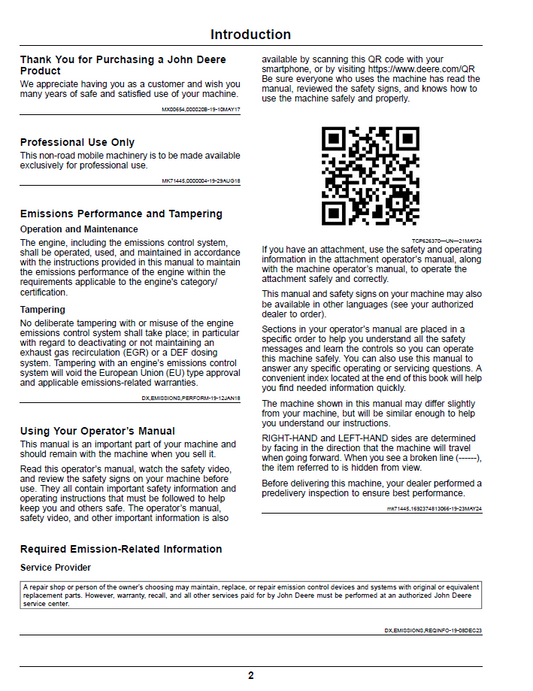 OMUC37499: Official John Deere Z900 Series Commercial Mower Manual