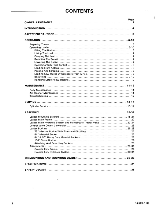 Official 42741210 PDF: New Holland Series 7412 Quick Attach Farm Loader Manual
