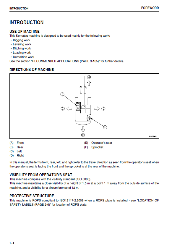 Official Komatsu PC88MR-8 Excavator Service & Operation Manual