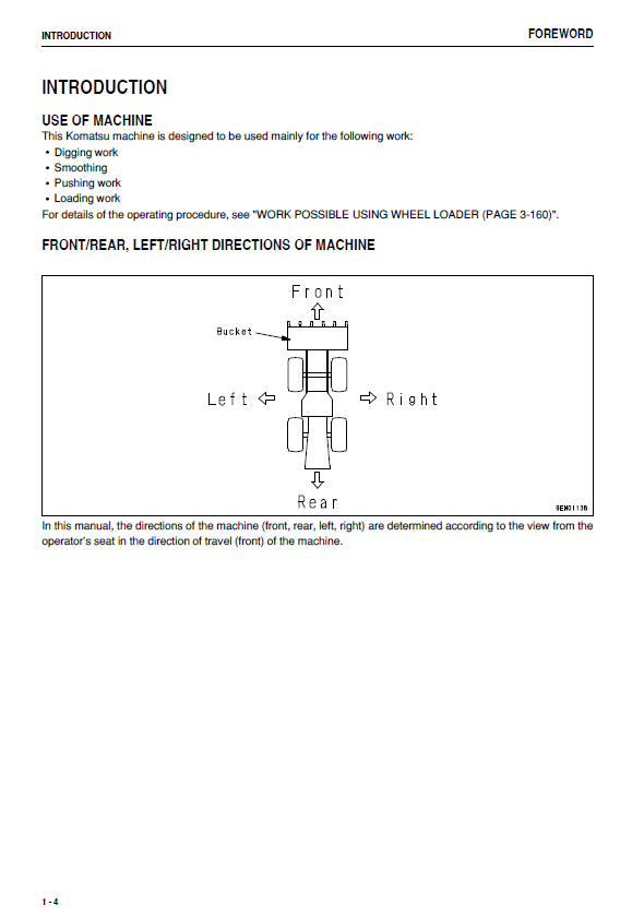 Official Komatsu WA600-6 Operation Manual | TEN00462-08 PDF