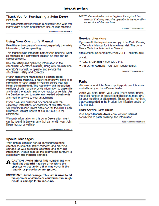 Official Operator Manual: John Deere Blower & 3-Bag System
