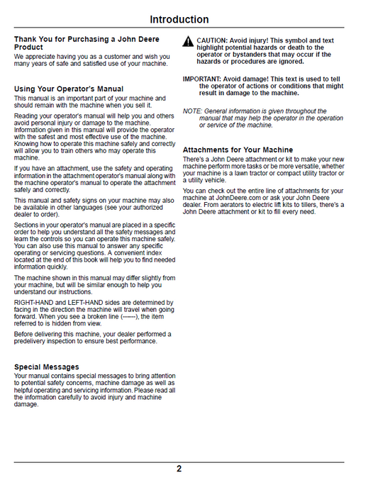Official Operator Manual for John Deere Z900B/M/R Pro Series Mowers