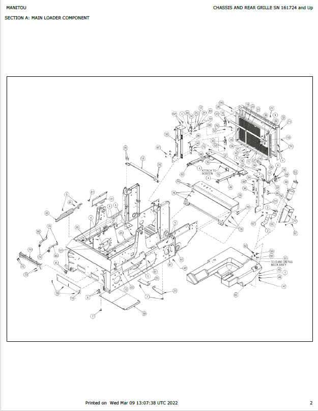 PDF Manual: Mustang 4000V Parts Catalog 50950003