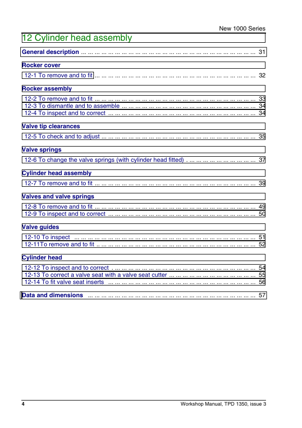 Perkins 1000 Series Workshop Manual PDF – JCB Engine Repair Guide