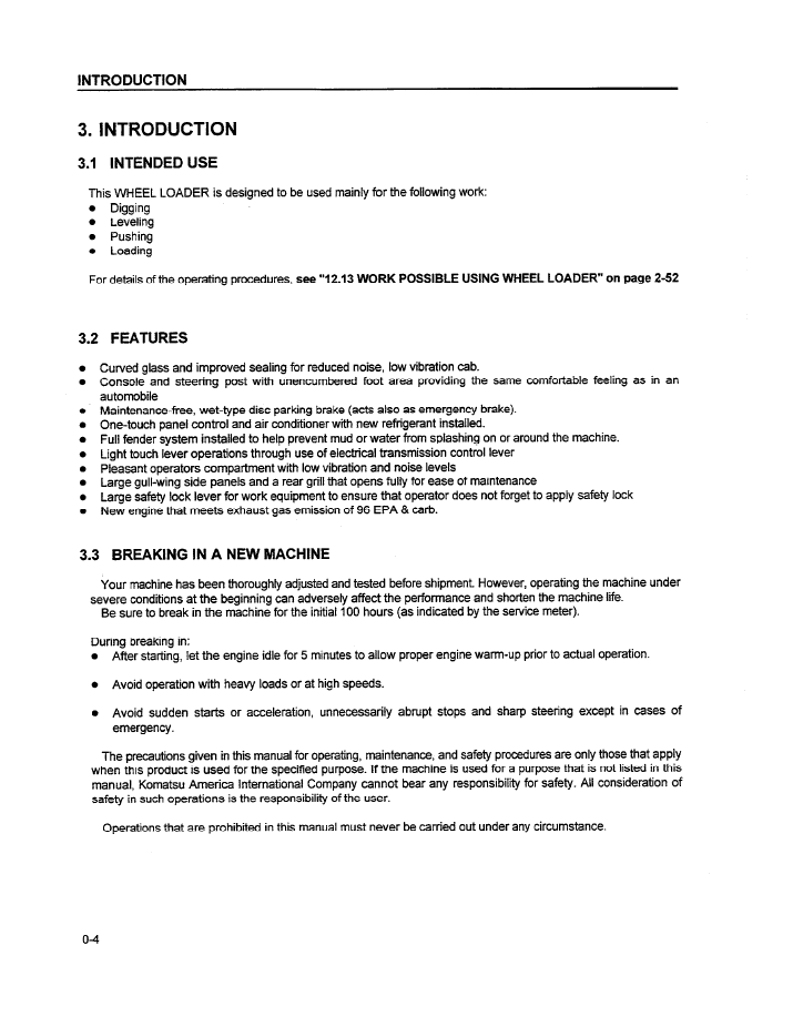 SEAD021500 Manual: Komatsu WA250-3 Wheel Loader Maintenance