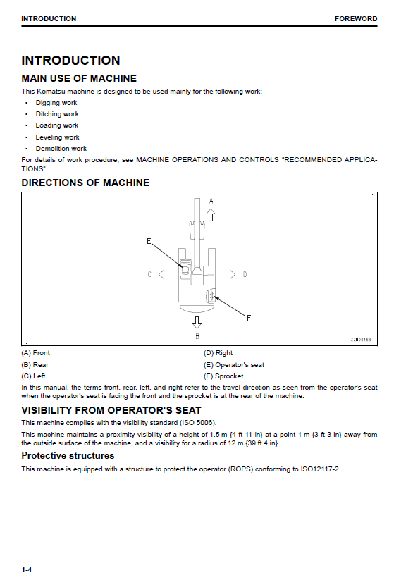 TEN00699-01: Komatsu PC210LC-11 Hydraulic Excavator Manual