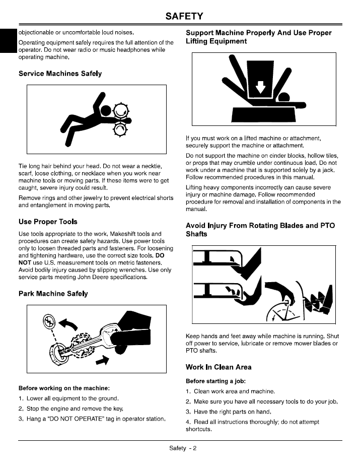 TM1335 Technical Manual for John Deere Walk-Behind Mowers PDF Download