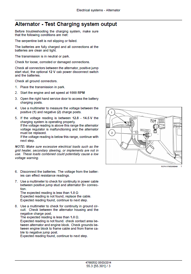 Tier 4B New Holland T9 Tractor Workshop & Repair Manual 47687986