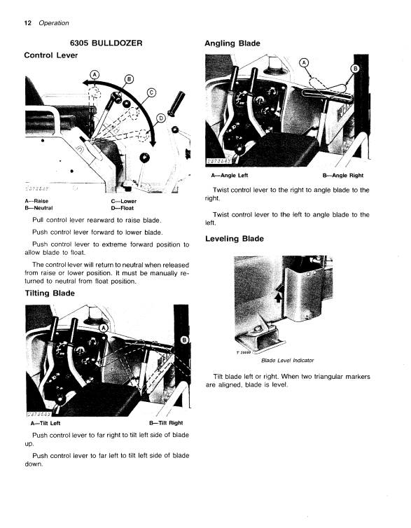 JOHN DEERE 350C CRAWLER LOADER - CRAWLER BULLDOZER OPERATOR MANUAL OMT79469