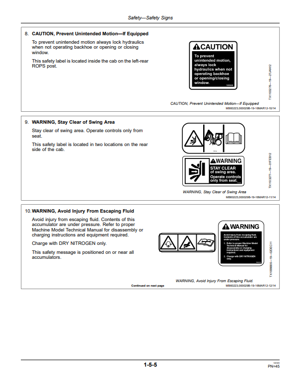 JOHN DEERE 710K BACKHOE LOADER OPERATOR MANUAL OMT304357