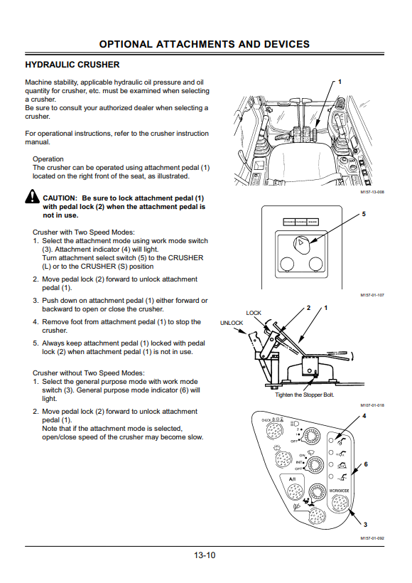 HITACHI EX160LC-5 EXCAVATOR OPERATOR MANUAL EM13KNA21