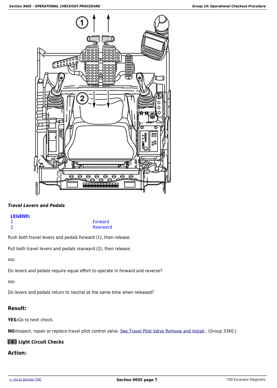 JOHN DEERE 75D EXCAVATOR DIAGNOSTIC OPERATION AND TEST MANUAL TM10748